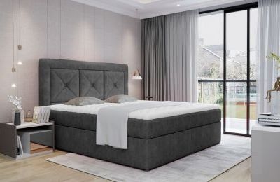 Boxspring krevet Idris, sa spremnicima - više boja i dimenzija