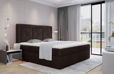 Boxspring krevet Idris, sa spremnicima - više boja i dimenzija