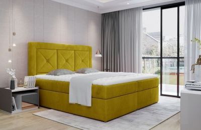 Boxspring krevet Idris, sa spremnicima - više boja i dimenzija