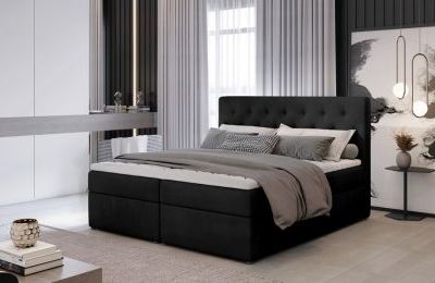 Boxspring krevet Loree, sa spremnicima - više boja i dimenzija