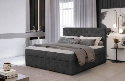 Boxspring krevet Loree, sa spremnicima - više boja i dimenzija