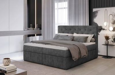 Boxspring krevet Loree, sa spremnicima - više boja i dimenzija