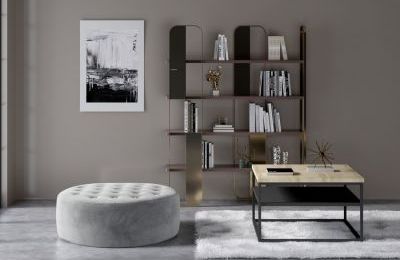 Tabure Monty - 70x70x28 cm