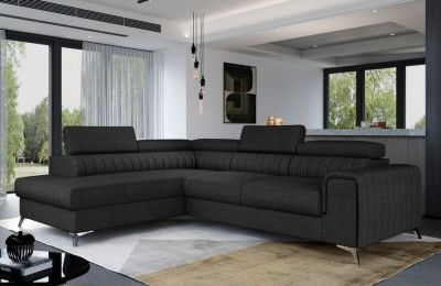 Kutna garnitura Laurence s ležajem i spremnikom - 205x275x98 cm