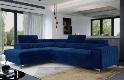 Kutna garnitura Laurence s ležajem i spremnikom - 205x275x98 cm