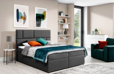 Boxspring krevet Florence Eltap, sa spremnicima - više boja i dimenzija