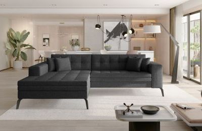 Kutna garnitura Solange s ležajem - 295x195x93 cm