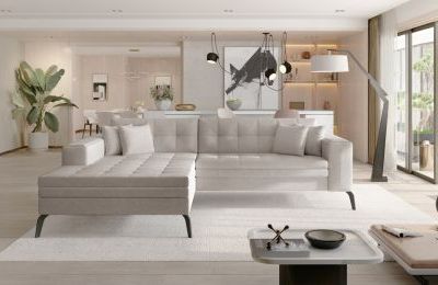 Kutna garnitura Solange s ležajem - 295x195x93 cm