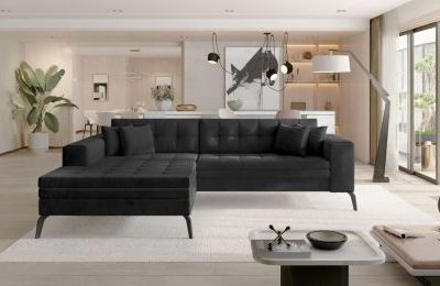 Kutna garnitura Solange s ležajem - 295x195x93 cm