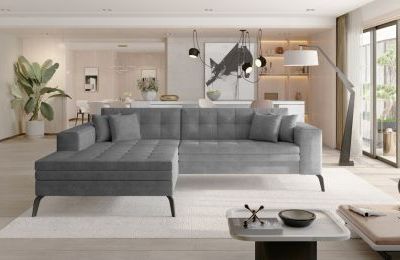 Kutna garnitura Solange s ležajem - 295x195x93 cm