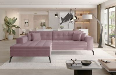 Kutna garnitura Solange s ležajem - 295x195x93 cm