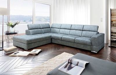 Kutna garnitura Brisel L s ležajem - 315x230x93 cm