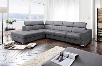 Kutna garnitura Brisel L s ležajem - 315x230x93 cm