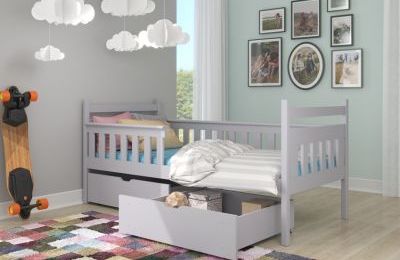 Dječji krevet sa spremnicima - više boja - 208x97x85 cm