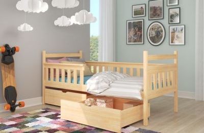 Dječji krevet sa spremnicima - više boja - 208x97x85 cm