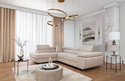 Kutna garnitura Anton s ležajem i spremnikom - 202x275x90 cm