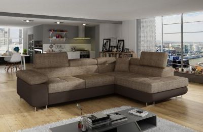 Kutna garnitura Anton s ležajem i spremnikom - 202x275x90 cm