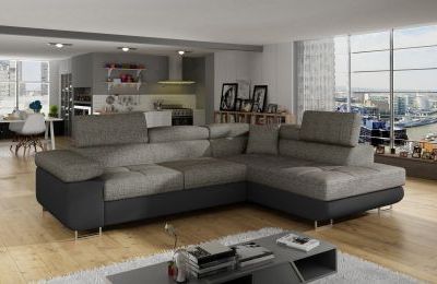 Kutna garnitura Anton s ležajem i spremnikom - 202x275x90 cm