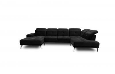 Kutna garnitura Bretan s pomičnim sjedalima - 180x350x200 cm