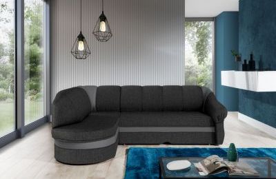 Kutna garnitura Benano s ležajem i spremnikom- 180x250x85 cm