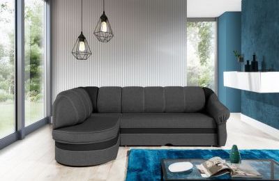 Kutna garnitura Benano s ležajem i spremnikom- 180x250x85 cm