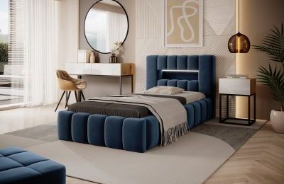 Krevet sa spremnikom i podnicom Lamica - 90x200x33 cm