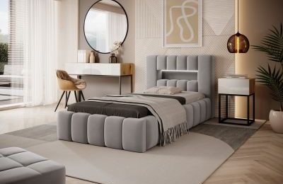 Krevet sa spremnikom i podnicom Lamica - 90x200x33 cm