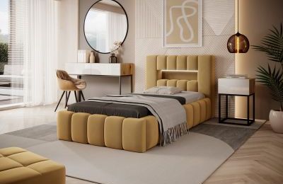 Krevet sa spremnikom i podnicom Lamica - 90x200x33 cm