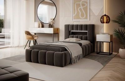 Krevet sa spremnikom i podnicom Lamica - 90x200x33 cm