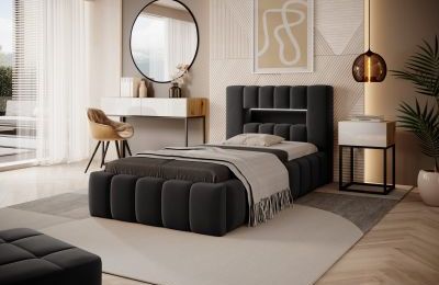 Krevet sa spremnikom i podnicom Lamica - 90x200x33 cm