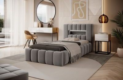 Krevet sa spremnikom i podnicom Lamica - 90x200x33 cm