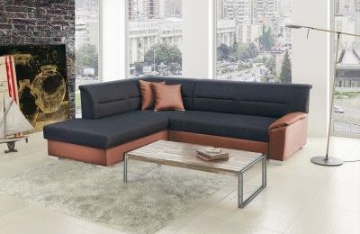 Kutna garnitura Bergen s ležajem i spremnikom- 208x250x87 cm