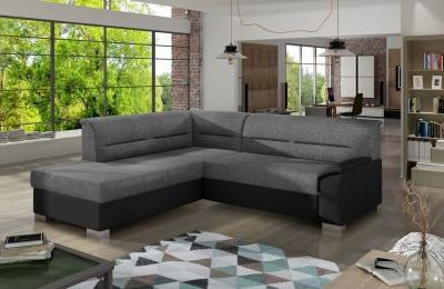 Kutna garnitura Bergen s ležajem i spremnikom- 208x250x87 cm