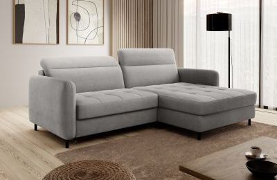 Kutna garnitura GOMSI s ležajem - 228x165x46 cm