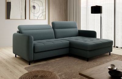 Kutna garnitura GOMSI s ležajem - 228x165x46 cm