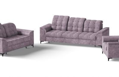 Set sjedećih garnitura SNAP - dvosjed + trosjed + fotelja