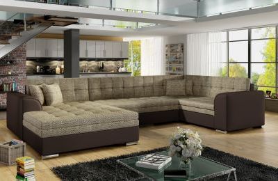 Kutna garnitura Damario s ležajem - 160x340x73 cm