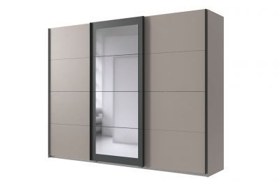 Bijeli ormar s kliznim vratima Minden2 - 270x65x208 cm