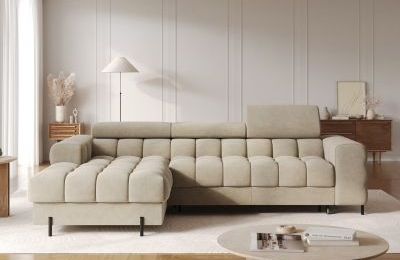 Kutna garnitura Felro na razvlačenje sa spremnikom - 181x285x45 cm