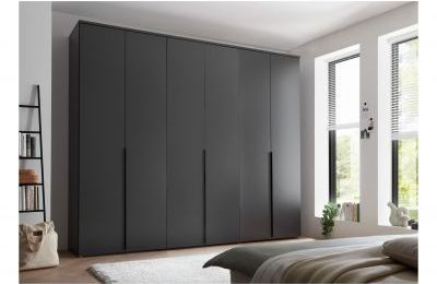 Tamno sivi ormar Kevo - 275x225x52 cm