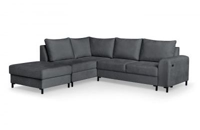 Kutna garnitura BRANDO sa tabureom na razvlačenje - 260x170x44 cm