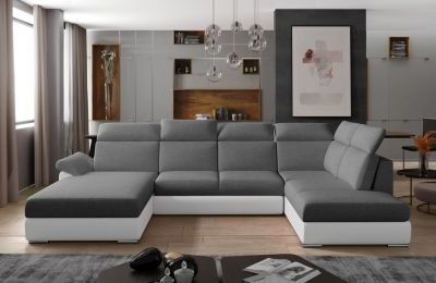 Kutna garnitura Evanell s ležajem i spremnikom - 210x330x102 cm