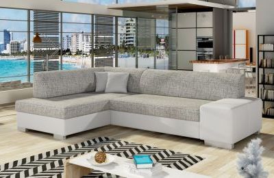 Kutna garnitura Fabio s ležajem i spremnikom - 167x268x73 cm