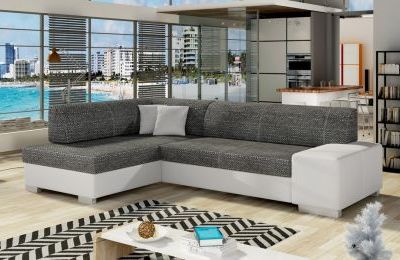 Kutna garnitura Fabio s ležajem i spremnikom - 167x268x73 cm