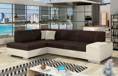 Kutna garnitura Fabio s ležajem i spremnikom - 167x268x73 cm