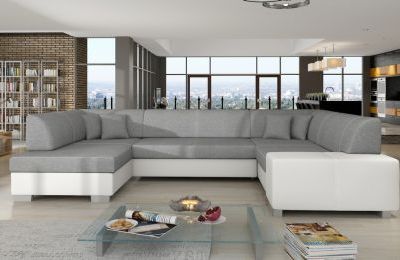 Kutna garnitura Havana s ležajem i spremnikom - 207x320x73 cm
