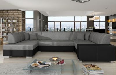 Kutna garnitura Havana s ležajem i spremnikom - 207x320x73 cm