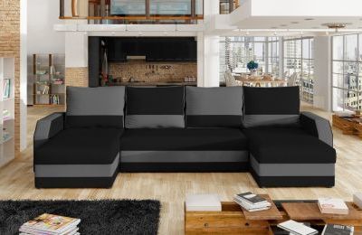 Kutna garnitura Marion s ležajem i spremnikom - 146x307x146 cm