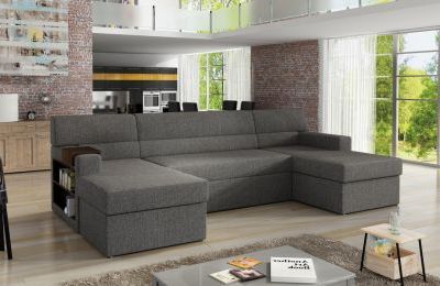 Kutna garnitura Markos s ležajem i spremnikom - 159x310x90 cm