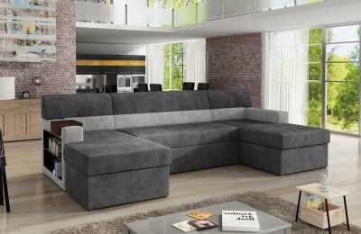 Kutna garnitura Markos s ležajem i spremnikom - 159x310x90 cm